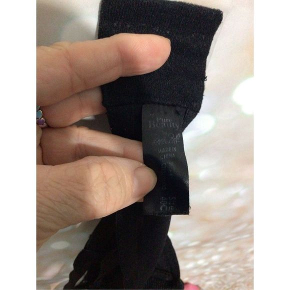 Renee Rolf’s Pure Beauty Black Lacy Molded Cup Underwire Bra Size 40 C 🫦 - Picture 12 of 12